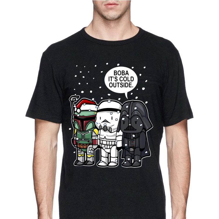 Christmas Star Wars Boba it’s cold outside shirt 12 Christmas Star Wars Boba it’s cold outside shirt