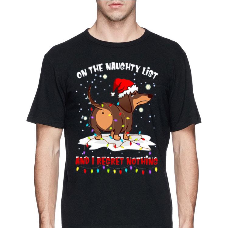 Dachshund On The Naughty List And I Regret Nothing sweater 12 Dachshund On The Naughty List And I Regret Nothing sweater
