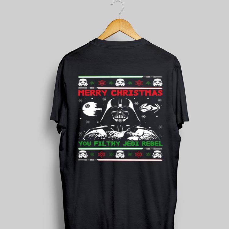 Darth Vader Star Wars Merry Christmas You Filthy Jedi Rebel Ugly Christmas shirt 8