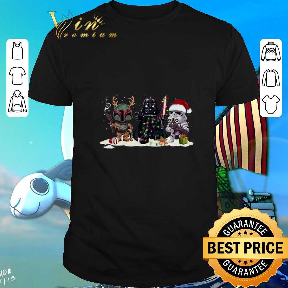 Darth Vader Stormtrooper Jango Fett Star Wars Christmas shirt 6