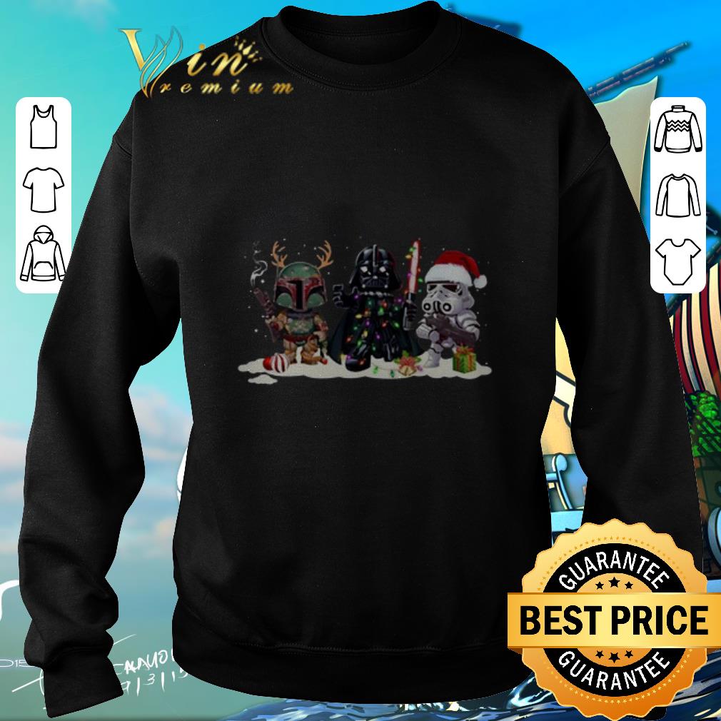 Darth Vader Stormtrooper Jango Fett Star Wars Christmas shirt