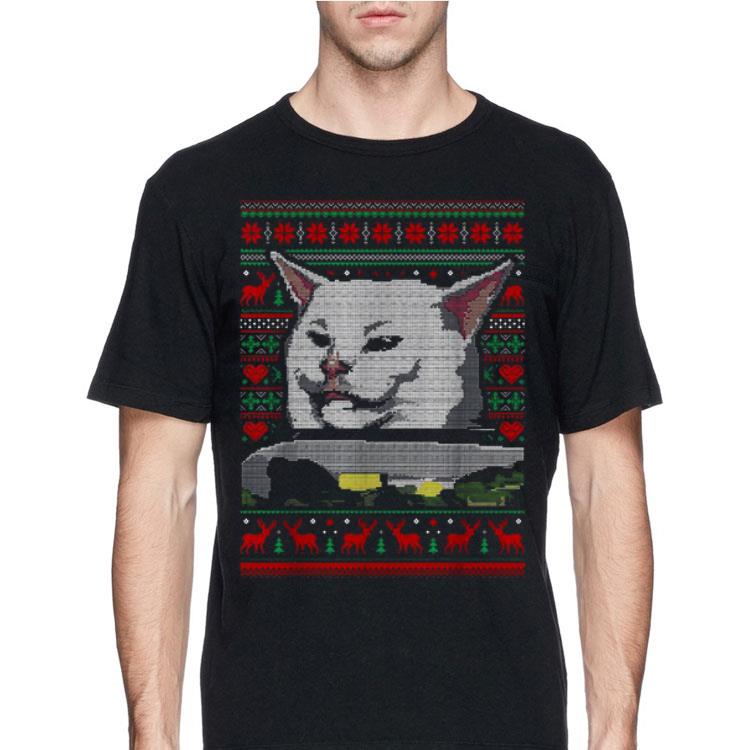 Dinner cat meme ugly Christmas sweater 12 Dinner cat meme ugly Christmas sweater