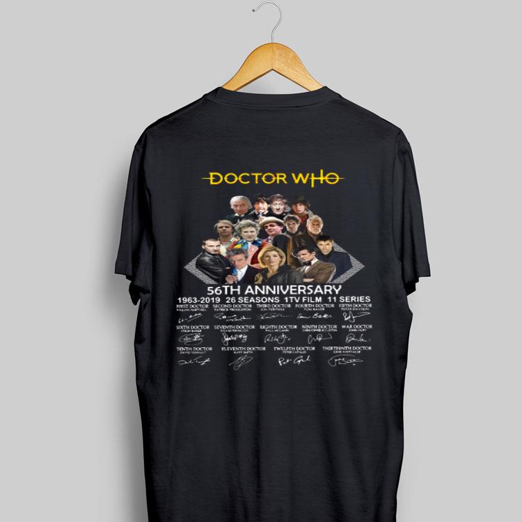 Doctor Who 56th Anniversary 1963 2019 signatures shirt 8