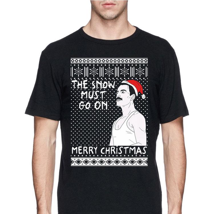Freddie Mercury the show must go on merry christmas ugly shirt 12 Freddie Mercury the show must go on merry christmas ugly shirt