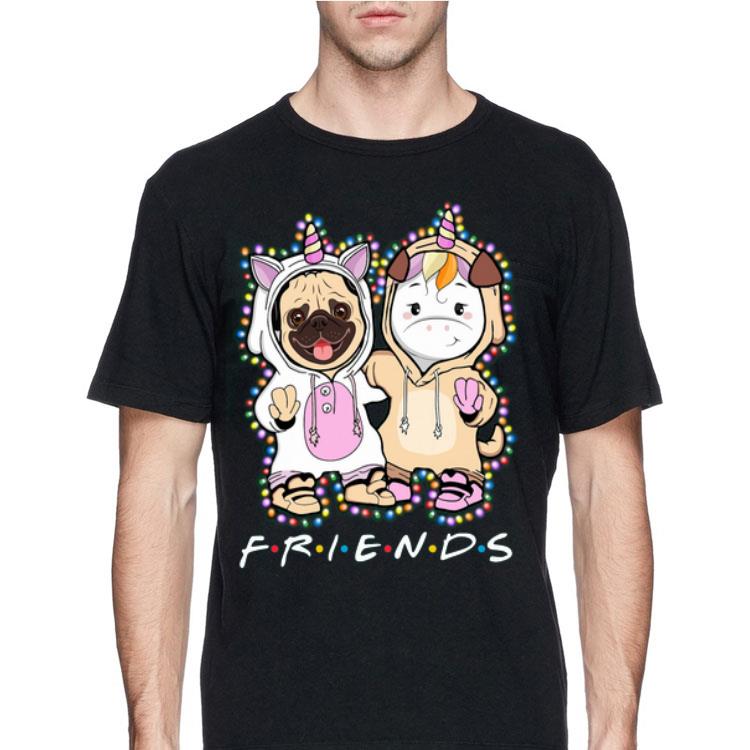 Friends Baby Pug and Unicorn Light Christmas shirt 12 Friends Baby Pug and Unicorn Light Christmas shirt