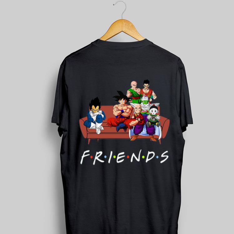 Friends Tv Show Goku Vegeta and Dragon Ball Characters shirt 8