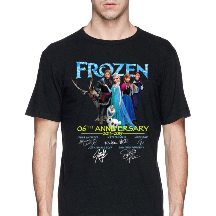 Frozen 06th anniversary 2013 2019 Signatures shirt 12 Frozen 06th anniversary 2013 2019 Signatures shirt