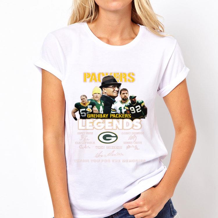 Green Bay Packers Legends Thank You For The Memories Signatures shirt 12 Green Bay Packers Legends Thank You For The Memories Signatures shirt