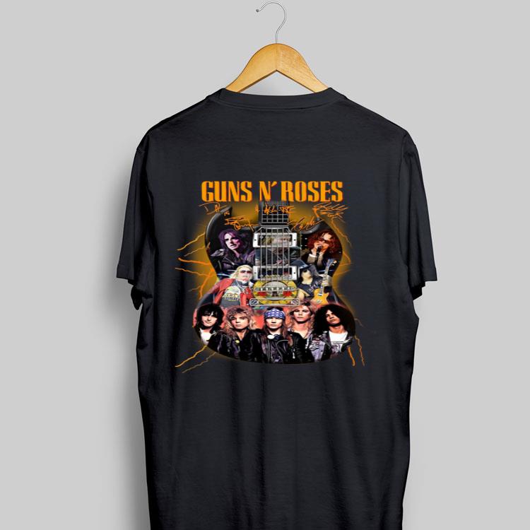 Guns N’roses signatures Guitar shirt 9