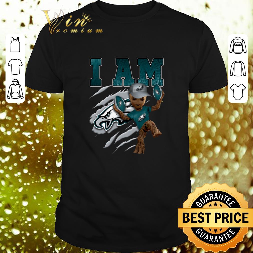 Hot Baby Groot i am Philadelphia Eagles shirt 6