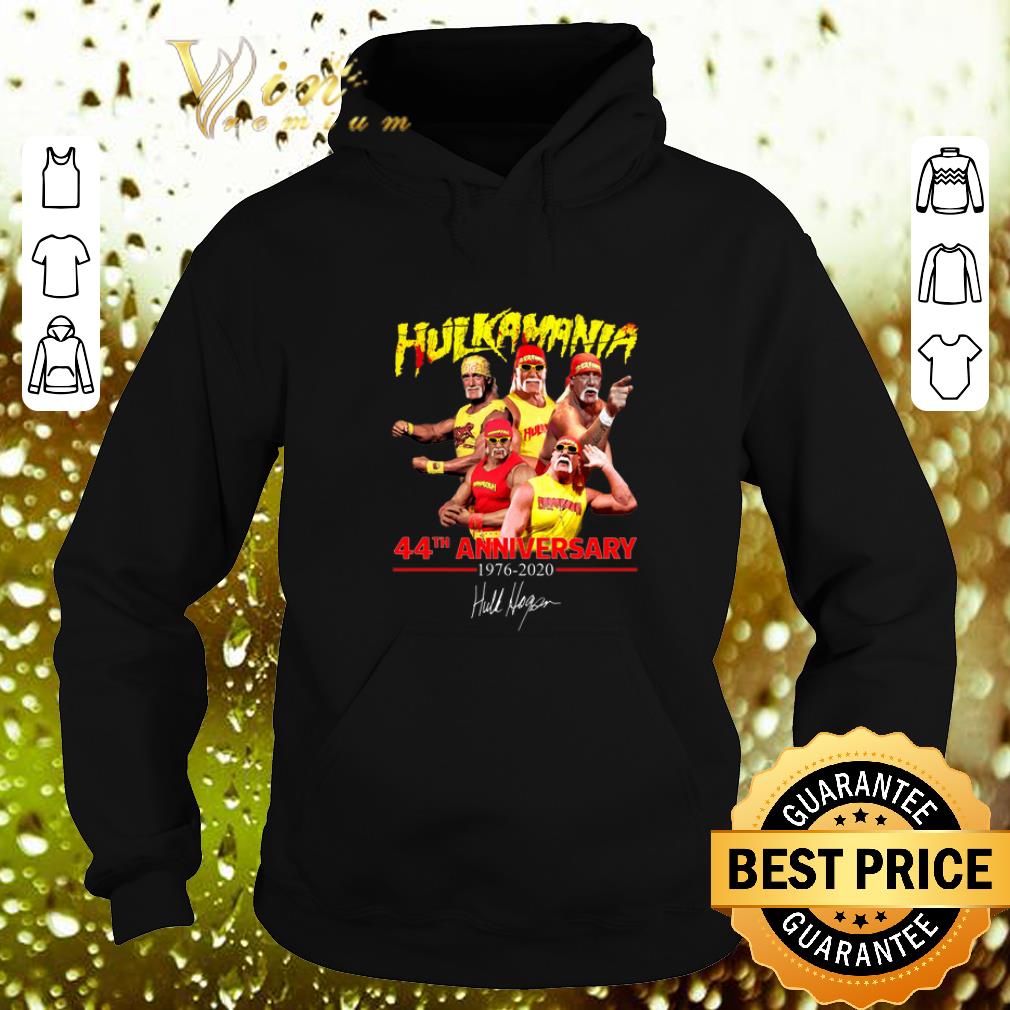 Hot Hulk Hogan Hulkamania 44th Anniversary 1976-2020 Signature shirt