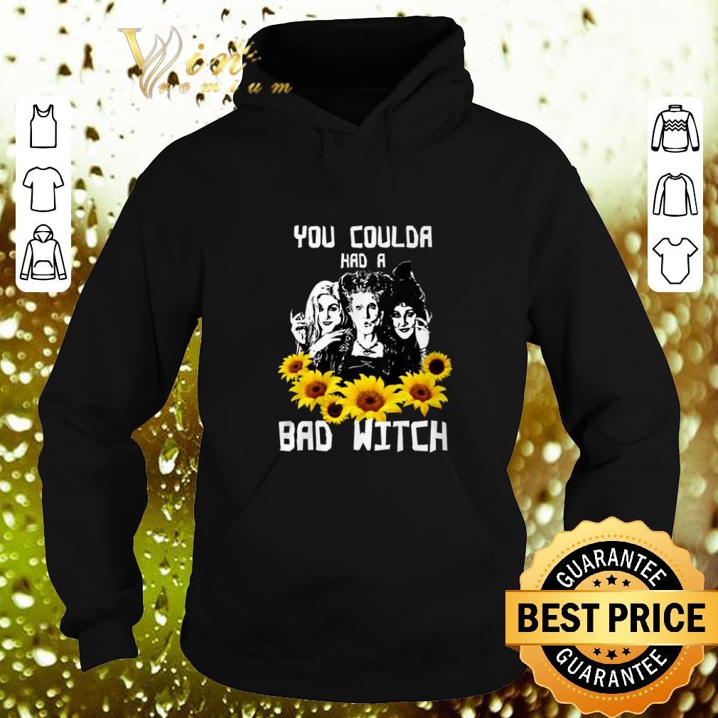 Hot Sunflower You Coulda Had A Bad Witch Hocus Pocus Halloween shirt