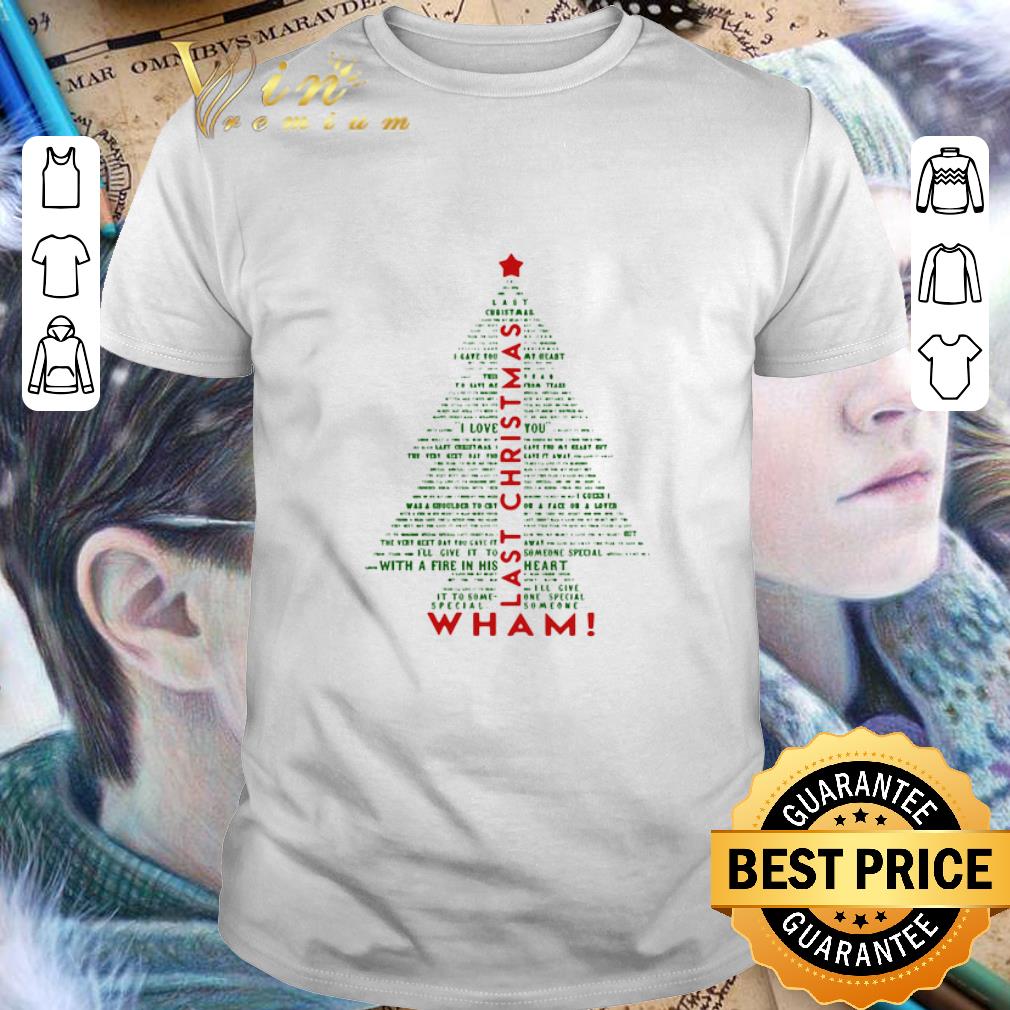 Hot Wham Last Christmas Tree shirt 7