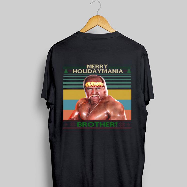 Hulk Hogan Merry Holiday Mania brother Christmas vintage shirt 9