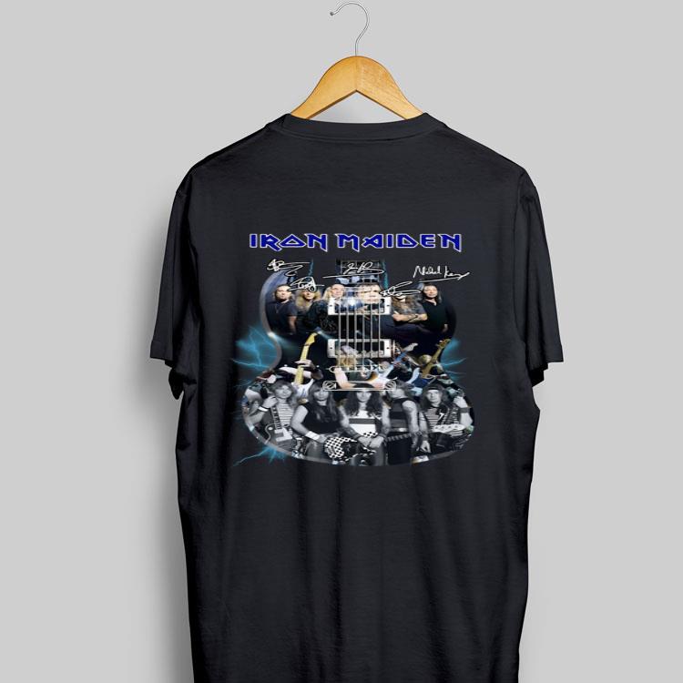 Iron Maiden Guitar Signatures shirt 9