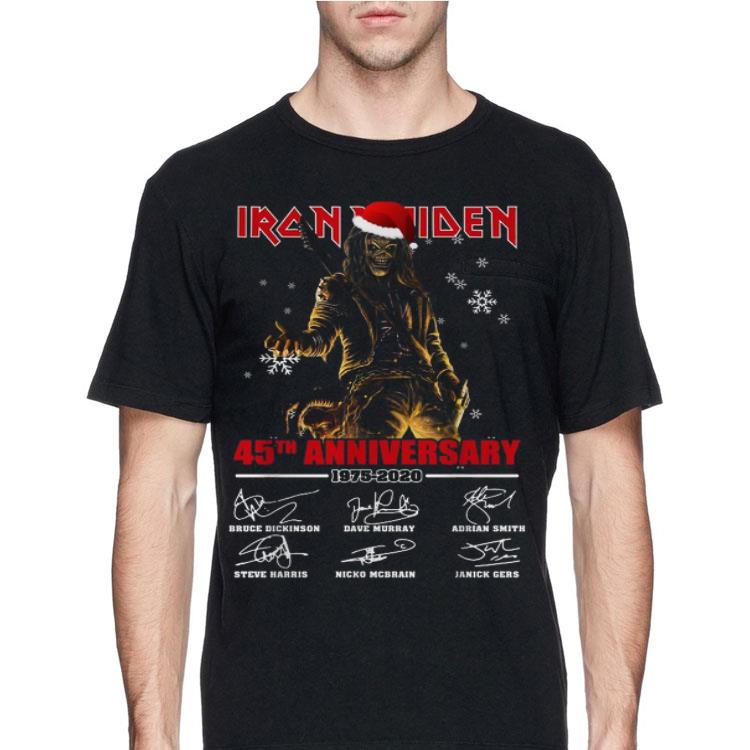 Iron Maiden Santa 45th anniversary 1975 2020 signatures sweater 12 Iron Maiden Santa 45th anniversary 1975 2020 signatures sweater