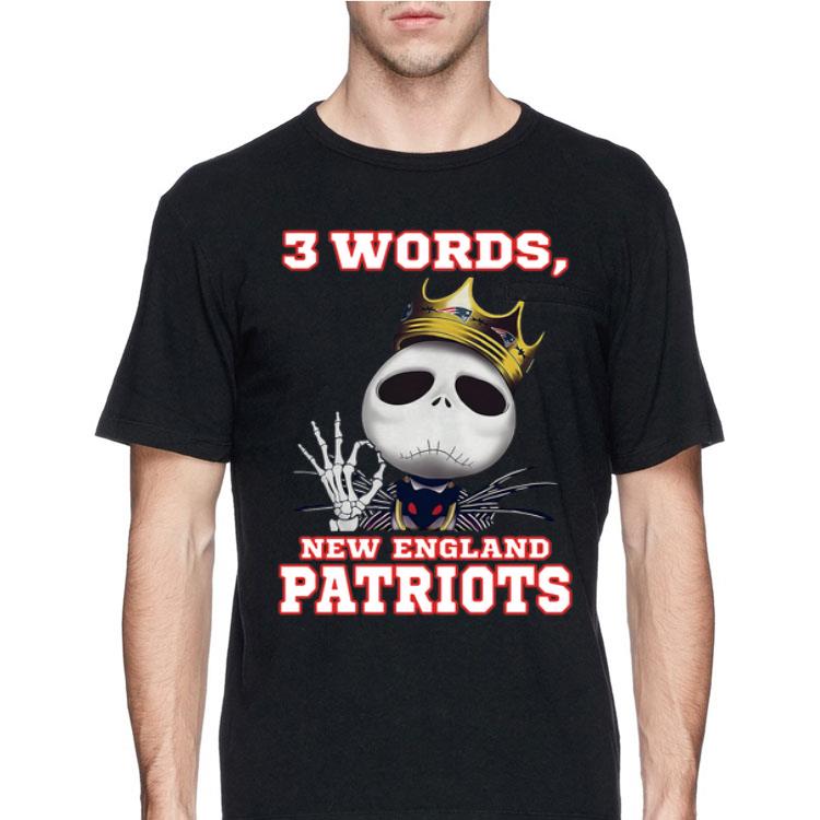 King Jack Skellington 3 words New England Patriots shirt 12 King Jack Skellington 3 words New England Patriots shirt