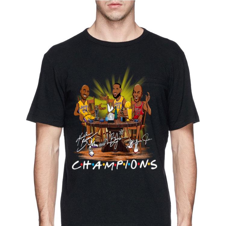 LeBron James Kobe Bryant Michael Jordan Champion Signatures shirt 12 LeBron James Kobe Bryant Michael Jordan Champion Signatures shirt