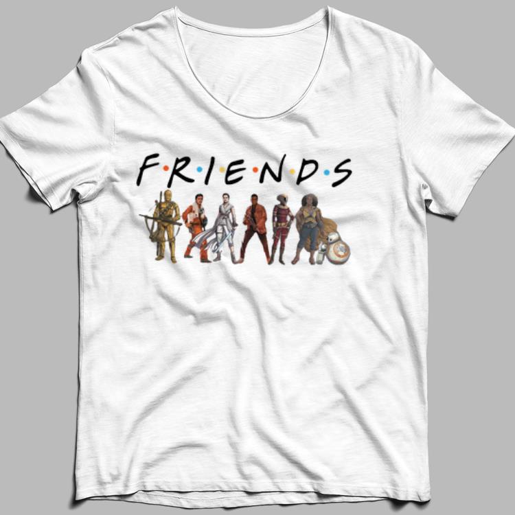 Friends Star Wars characters shirt 9