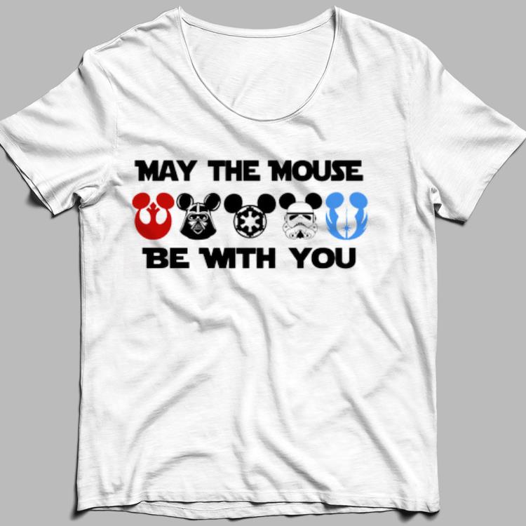 Disney Star Wars Characters Mickey May The Mouse Be With You shirt 8