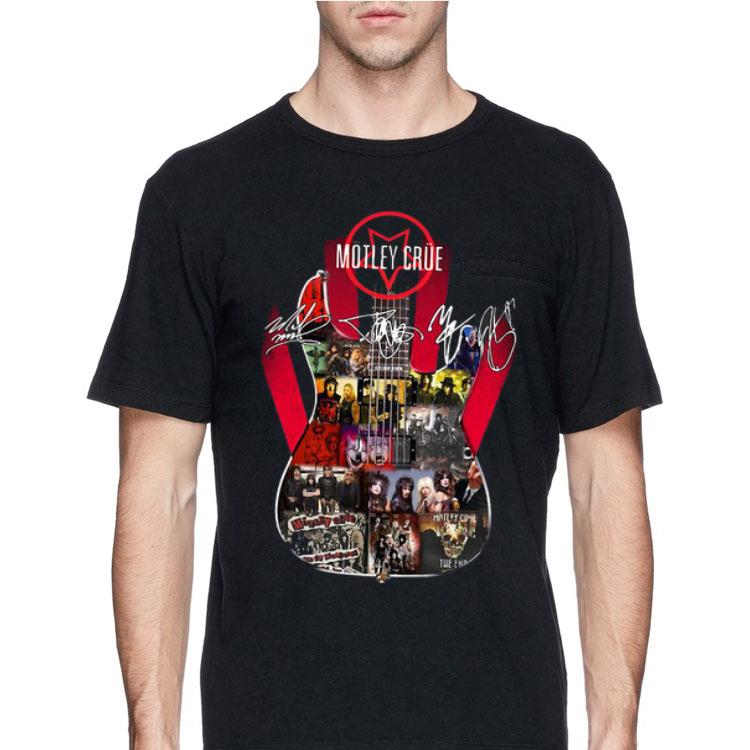 Motley Crue Guitar Signatures shirt 12 Motley Crue Guitar Signatures shirt