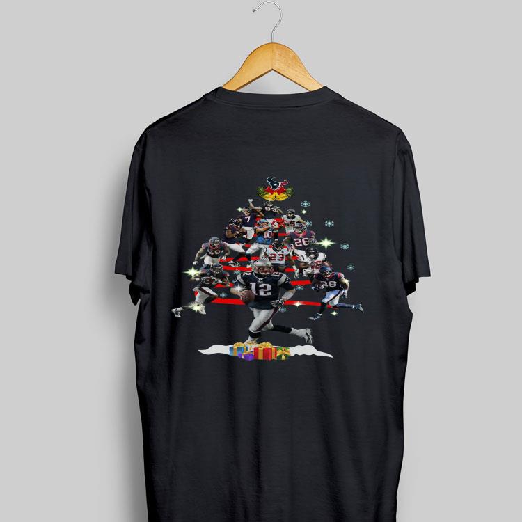 New England Patriots Players Christmas Tree shirt 8