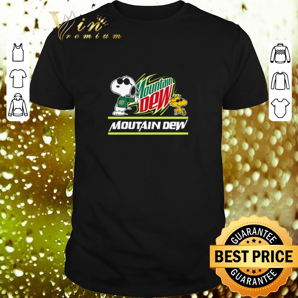 Original Snoopy Woodstock Mountain Dew Peanuts shirt 7