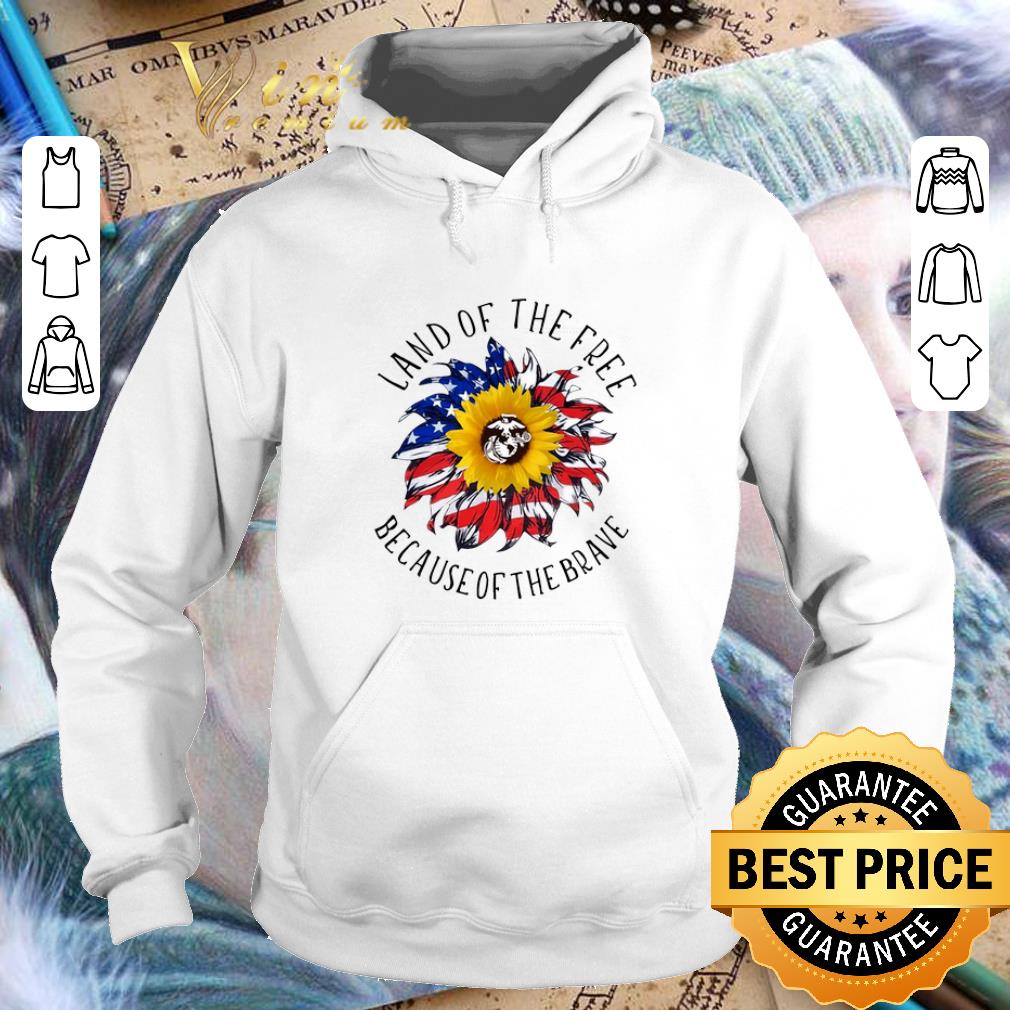 Original Sunflower American flag Land of the free because of the brave shirt 10 Original Sunflower American flag Land of the free because of the brave shirt
