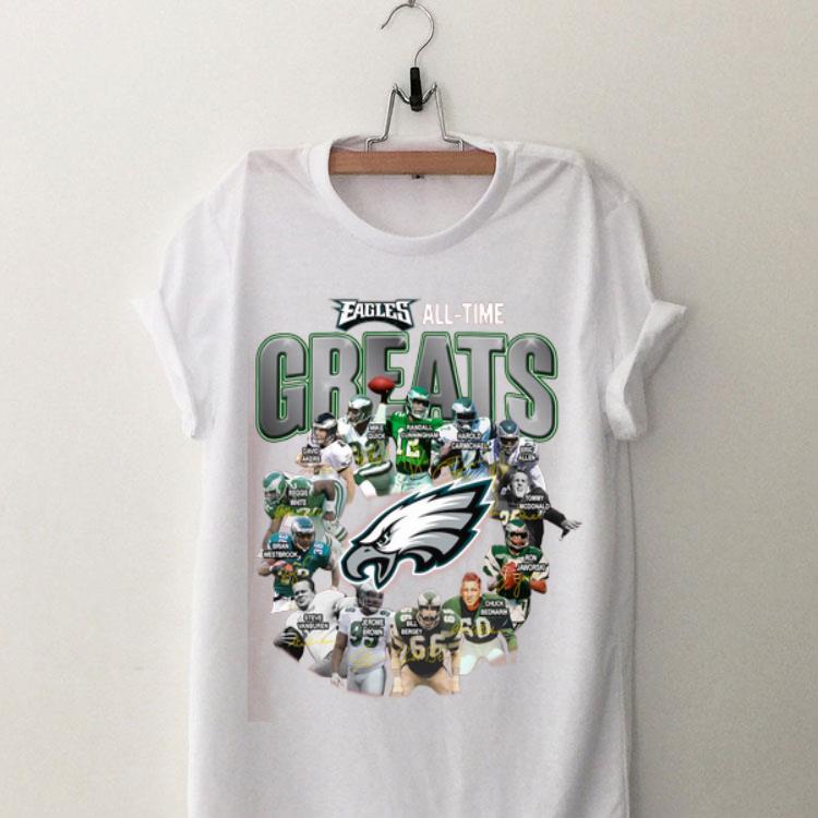 Philadelphia Eagles Players All Time Greats Signatures shirt 8