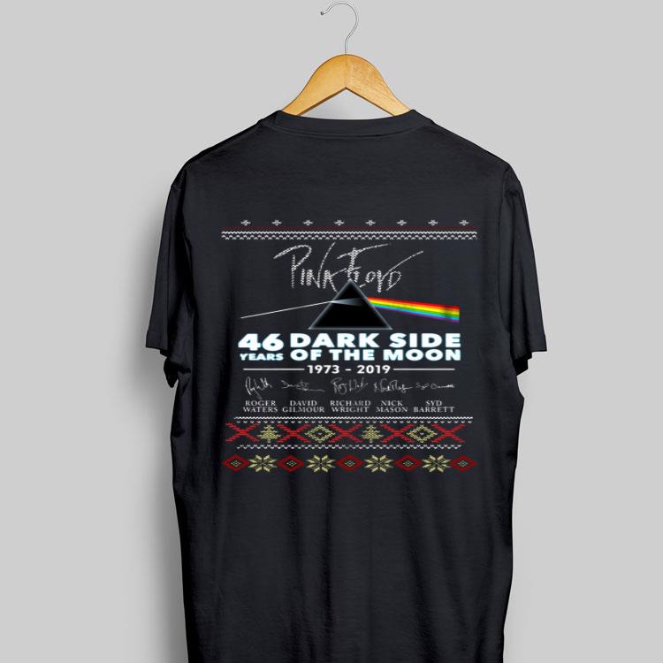 Pink Floyd 46 year Dark side of the moon signature ugly Christmas sweater 8