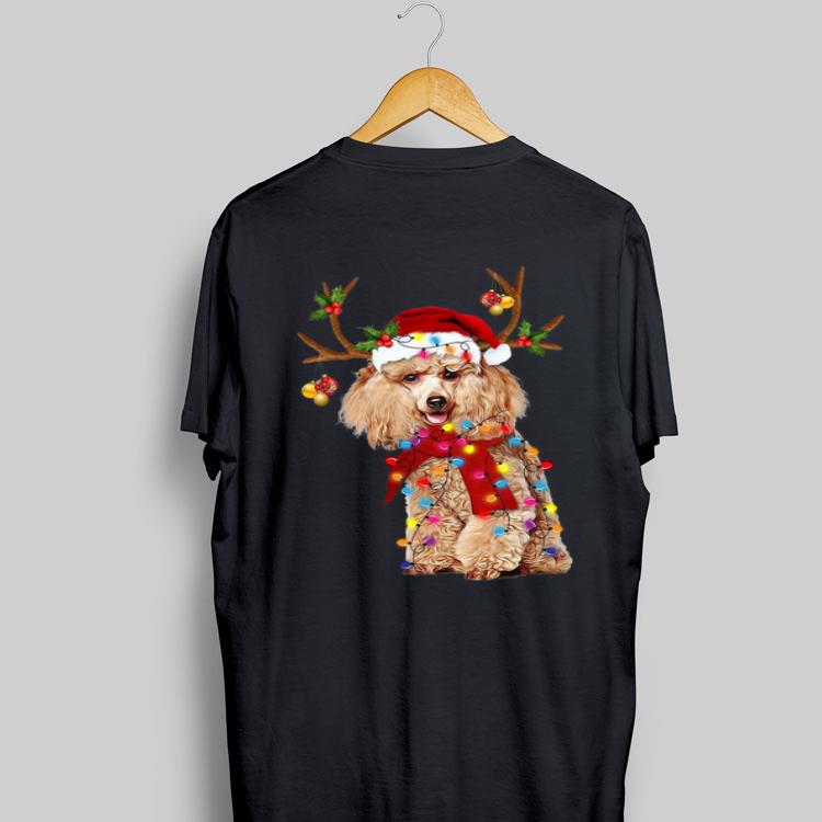Poodle Gorgeous Reindeer Christmas shirt 9