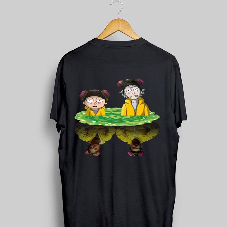 Rick And Morty And Breaking bad Reflection Mirror shirt 8