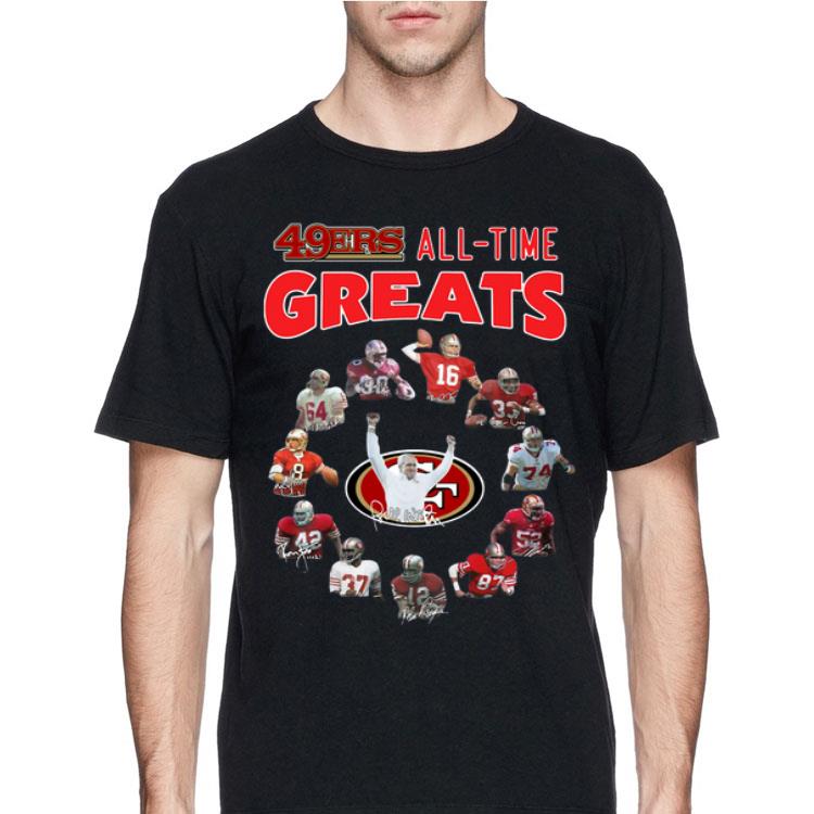 San Francisco 49ers All Time Greats Players Signatures shirt 12 San Francisco 49ers All Time Greats Players Signatures shirt