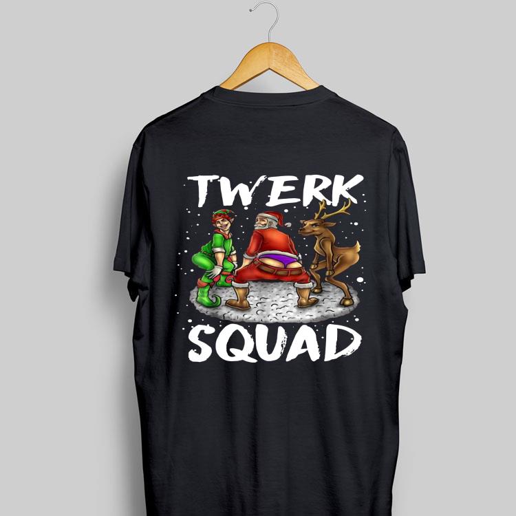 Santa Elf Twerking Twerk Squad Christmas shirt 8