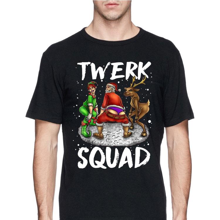 Santa Elf Twerking Twerk Squad Christmas shirt 12 Santa Elf Twerking Twerk Squad Christmas shirt