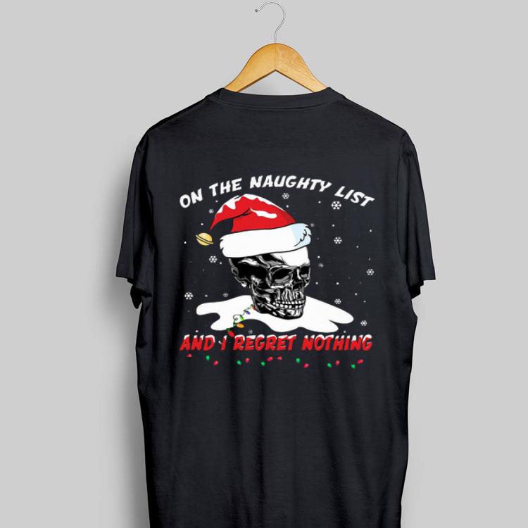 Santa Skull Sugar on the naughty list and I regret nothing sweater 9