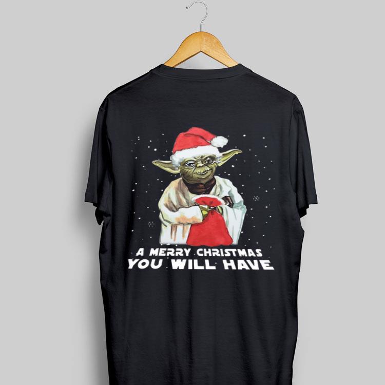 Santa Yoda a merry christmas you will have sweater 8
