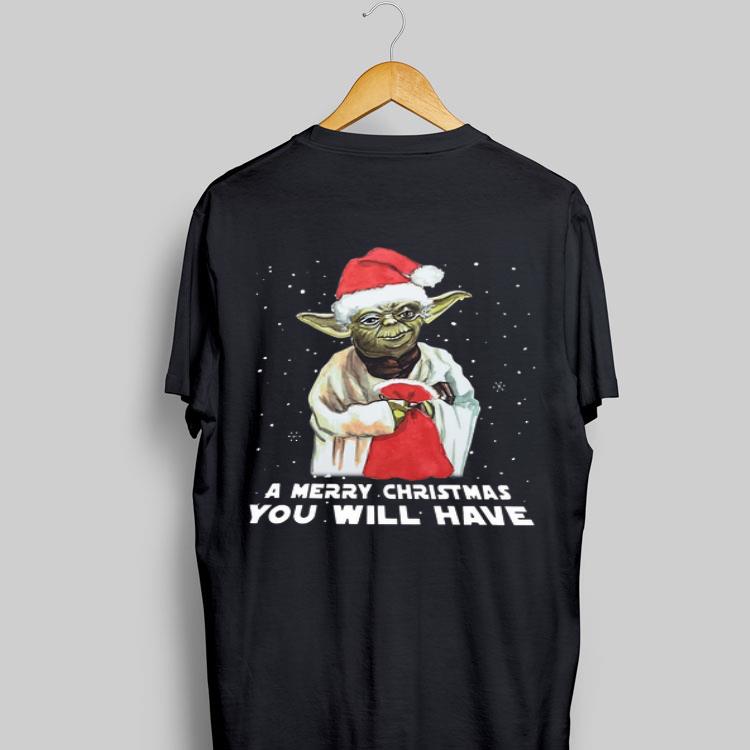 Santa Yoda a merry christmas you will have sweater 9