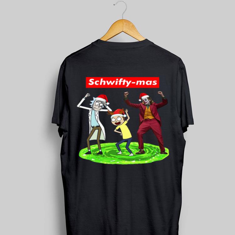 Schwifty mas Rick and Morty and Joker dancing shirt 8