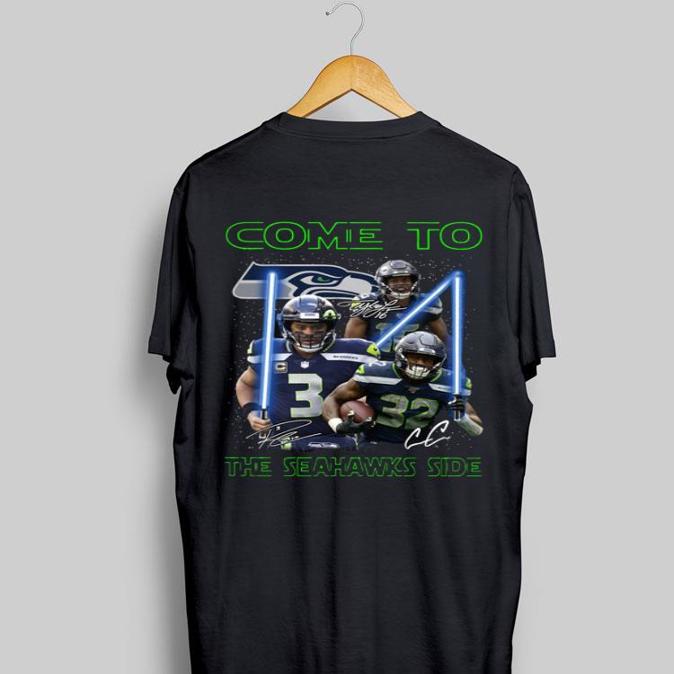 Seattle Seahawks come to the Seahawks side Star Wars Signatures shirt 8