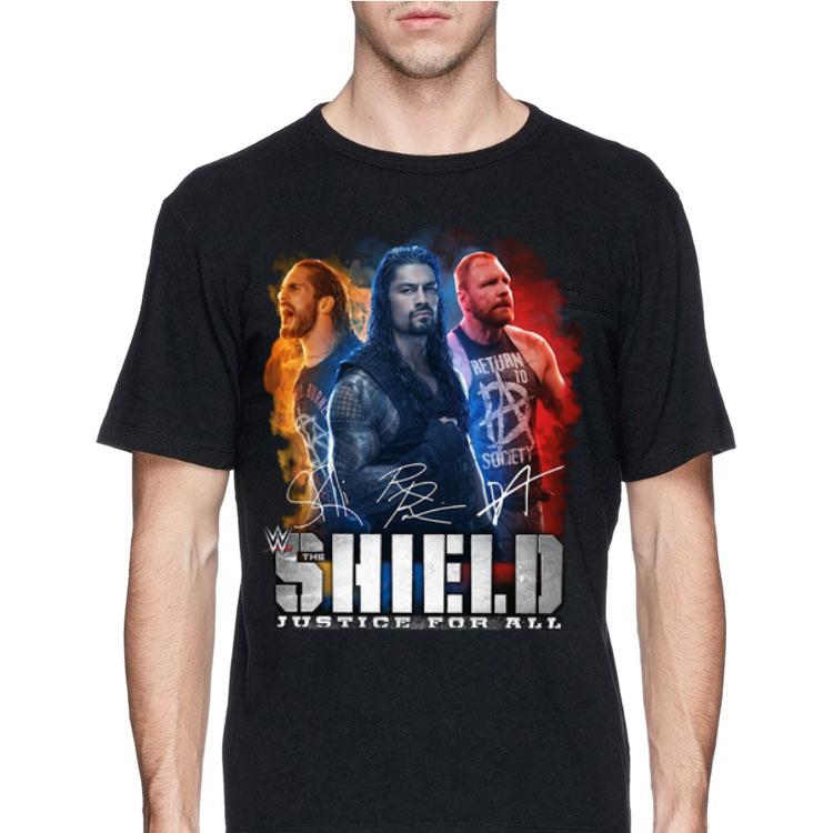 Seth Rollins Roman Reigns Dean Ambrose The Shield Justice For All WWE shirt 12 Seth Rollins Roman Reigns Dean Ambrose The Shield Justice For All WWE shirt