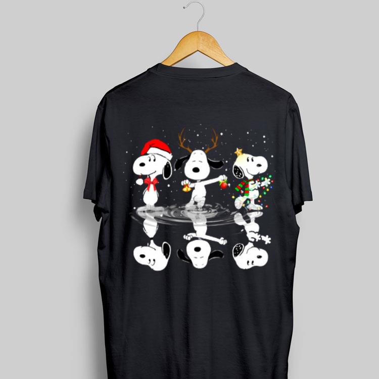 Snoopy Water Reflection Mirror Christmas shirt 8