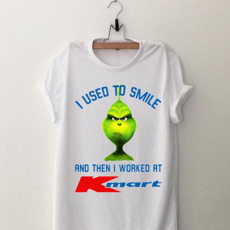 The Grinch I Used To Smile And Then I Worked At Kmart shirt 8