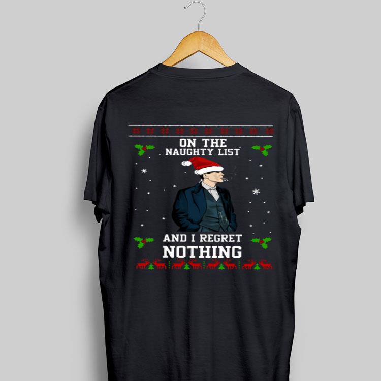 Thomas Shelby on the naughty list and I regret nothing ugly christmas sweater 9