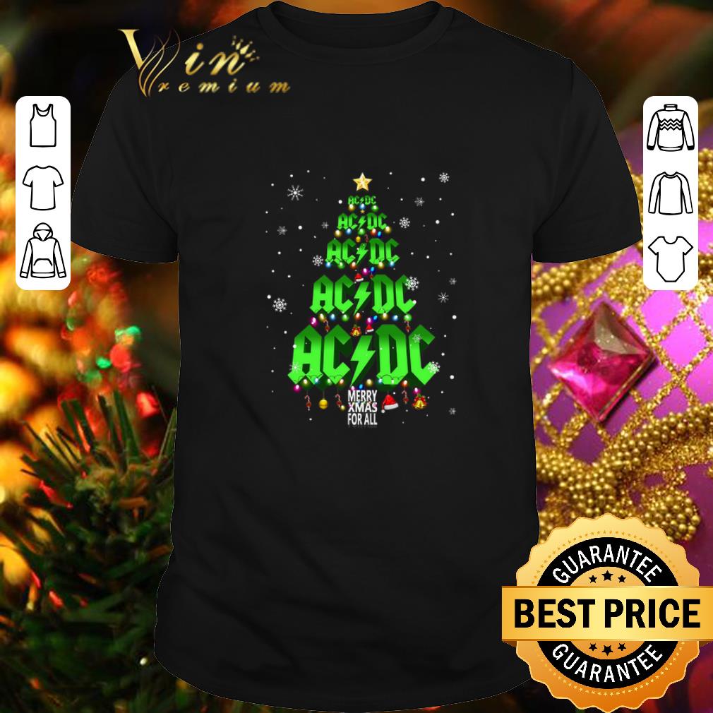 Top ACDC Merry Xmas for all Christmas tree shirt 6