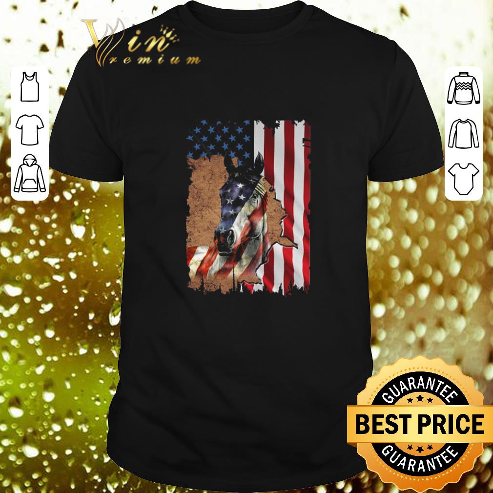 Top American flag Horse 4th of july independence day shirt 8