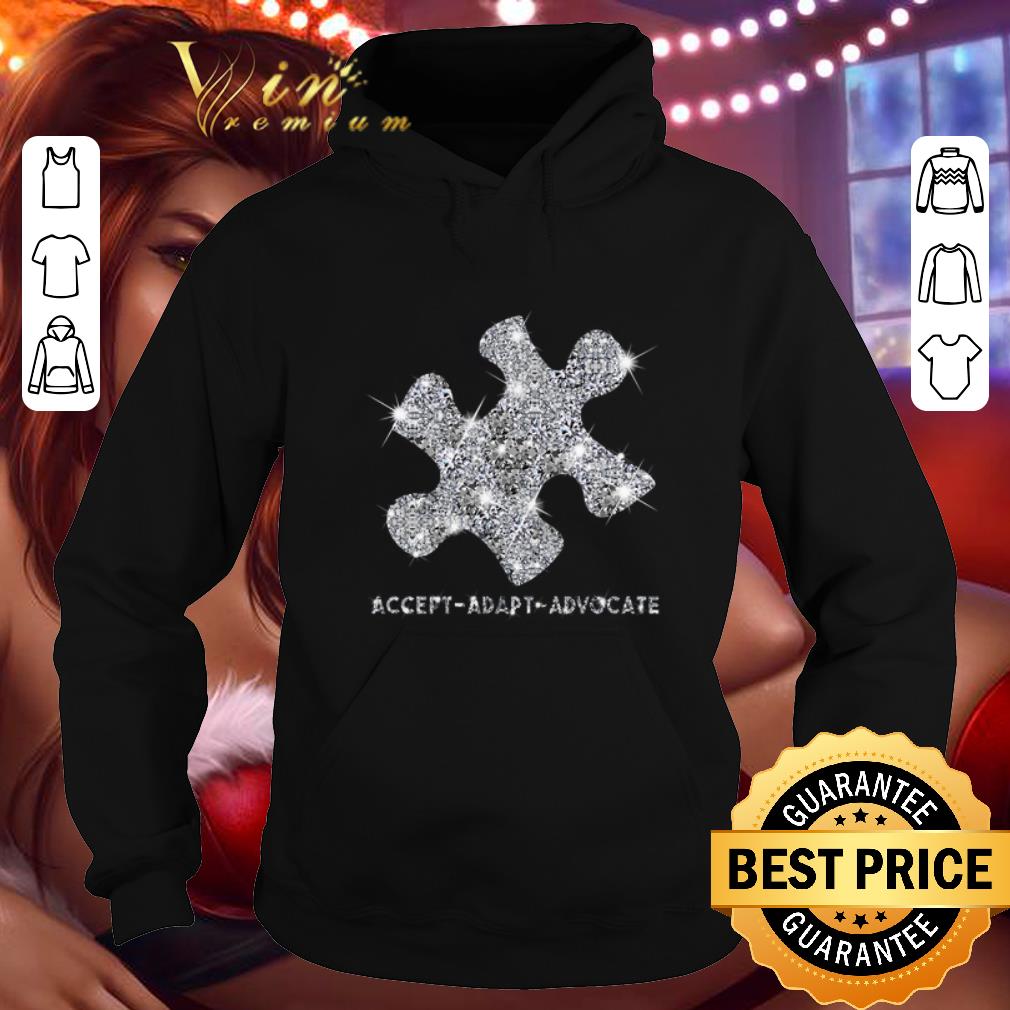 Top Diamond Puzzle Accept Adapt Advocate shirt