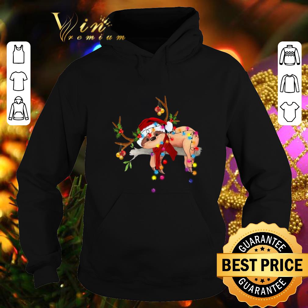 Top Sloth reindeer Christmas light shirt 10 Top Sloth reindeer Christmas light shirt