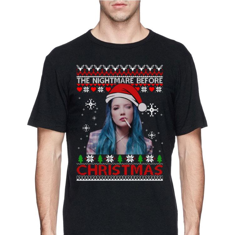 Ugly christmas Halsey the nightmare before sweater 12 Ugly christmas Halsey the nightmare before sweater