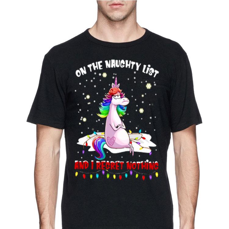 Unicorn On The Naughty List And I Regret Nothing shirt 12 Unicorn On The Naughty List And I Regret Nothing shirt